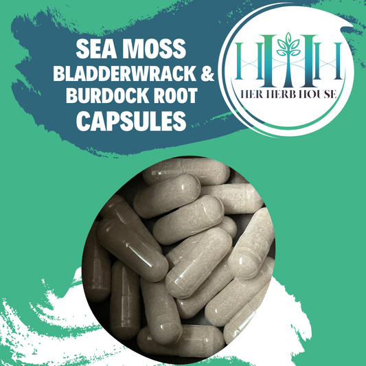 SEA MOSS, BLADDERWRACK & BURDOCK ROOT CAPSULES